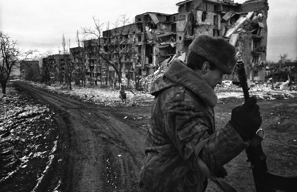Грозный, Старопромысловный район города, февраль 1995